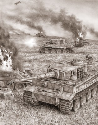 Kursk Battle Illustration