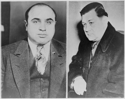 Al Capone and Bugsy Moran