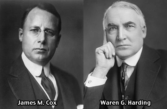 1920 election cox harding