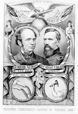 Horatio Seymour Presidential election poster