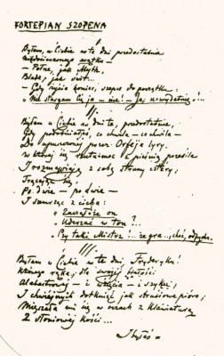Rekopis_chopin