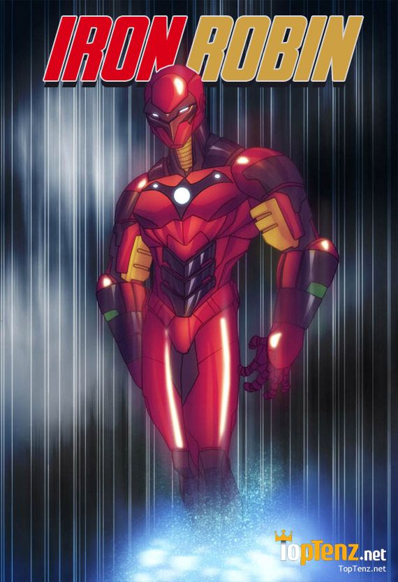 Iron man and Robin mashup as Iron Robin