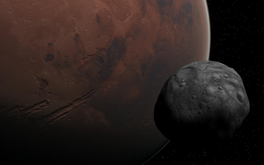 Phobos-and-Mars