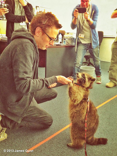 James Gunn with Oreo.