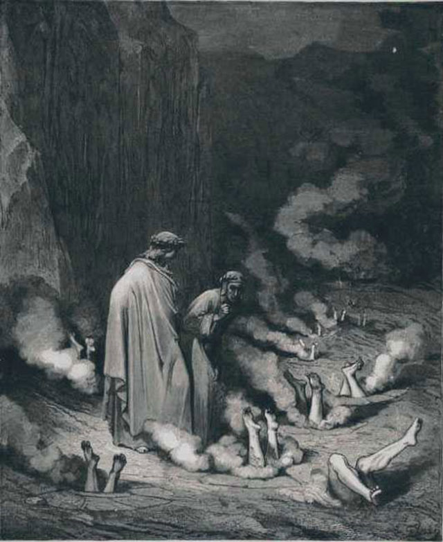 Top 10 Real Life People Condemned to Dante's Inferno - Toptenz.net