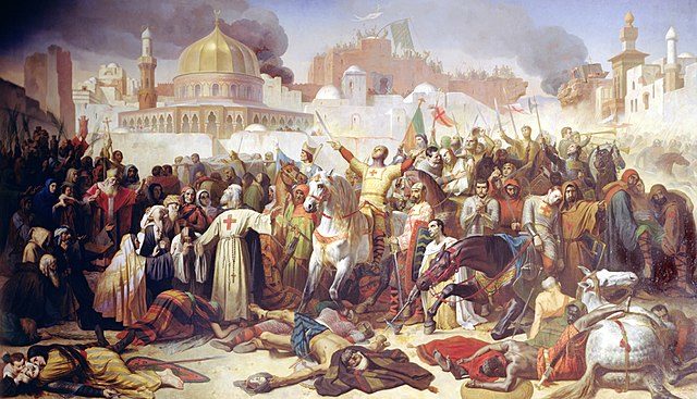 "Taking of Jerusalem by the Crusaders, 15th July 1099" / Giraudon / The Bridgeman Art Library