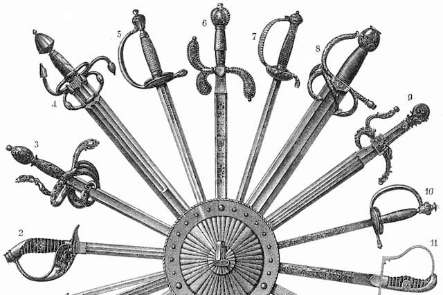 歴史を形作った伝説的で神話的な武器