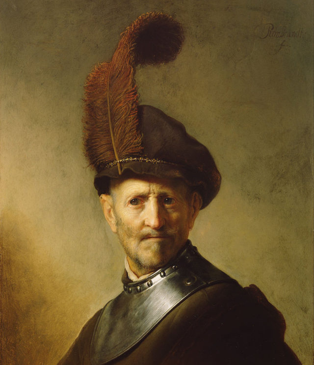 1024px Rembrandt Harmensz. van Rijn Dutch An Old Man in Military Costume Google Art Project
